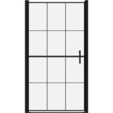  Vrata za tuš od kaljenog stakla 100 x 178 cm crna | Eponuda.ba
