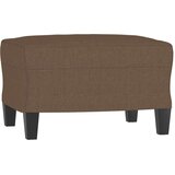  Fotelj s stolčkom za noge rjav 60 cm blago, (20909807) | Shoptok.si