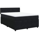  Krevet s oprugama i madracem crni 160x200 cm baršunasti | shoptok.hr