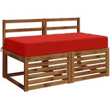  Jastuk za sjedalo SOEST 100% poliester Crvena 120 x 80 x 15 cm | shoptok.hr