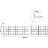  Gabion s žicom debljine 3 5 mm i mrežom 10x10 cm 650x10x50 cm - 10 cm 50 cm 650 cm | shoptok.hr