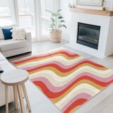 Mila Home Rumena/rožnata pralna preproga 60x100 cm Creamy Raspberry Swirl – | Shoptok.si