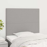  Uzglavlja 2 kom svjetlosiva 100x5x78/88 cm od tkanine Cijene