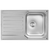 Metalac SUDOPER INOX STANDARDNI JEDNODJELNI UNIV. FI90 SA SIFONOM NERA PRAKTIK 790X500 Cijene
