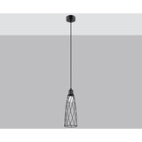 Sollux SL.1165 - visilica na sajli suba 1xE27/15W/230V crna | Eponuda.com