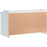 vidaXL Klupa za predsoblje SANDNES 87x40x50 cm od masivne borovine | shoptok.hr