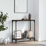  Konzolni stol boja hrasta 75 x 30 5 x 75 cm konstruirano drvo Cijene