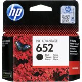 HP 652 Black Original Ink Advantage Cartridge spremnik s tintom 1 kom Standardni prinos Crno | Shoptok.si