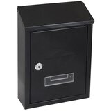 Stenski poštni nabiralnik Smart (Do x Š x V: 304 x 67 x 215 mm, Barva: Črna, Nerjavno jeklo) | Shoptok.si