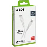 Sbs USB-C auf USB-C-Kabel 1.5m weiss | Shoptok.si