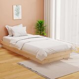  Okvir za krevet od masivnog drva 90 x 190 cm jednokrevetni | shoptok.hr