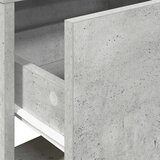 vidaXL Noćni ormarić s ladicom beton sivi 51x31x47 cm | shoptok.hr
