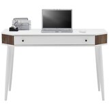 Mömax pisalna miza capri - exklusiv- imitacija hrasta/bela barva | Shoptok.si