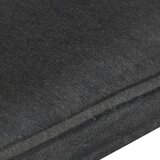  Fotelja s krilnim naslonom od platna crna | shoptok.hr