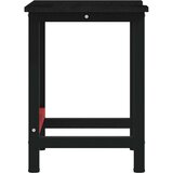 vidaXL Delovna miza temno rjava 100x60x81,5 cm trdna hrastovina | Shoptok.si