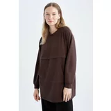 DEFACTO Relax Fit Crew Neck Long Sleeve Tunic