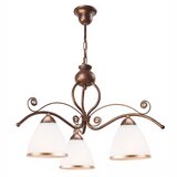 LAMKUR Luster na lancu RETRO II 3xE27/60W/230V bronzana patina Cene