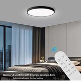  Immax NEO 07314L-LED stropno svetlo SEMPLICI s prigušiva 128W/230V preč.100cm Wi-FiTuya crna + daljinski upravljač | Eponuda.com