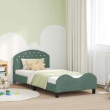  Otroški posteljni okvir z vznožjem Morsko zelena 80 x 200 cm, (5000104552) | Shoptok.si