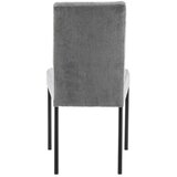 Lesnina XXXL stol, kovina, tekstil siva | Shoptok.si