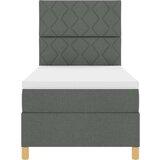 vidaXL vzmetnica temno siva 100x200 cm tkanina | Shoptok.si