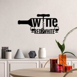 Wallity zidna dekoracija Red & White, 58x27cm, Crna Cene