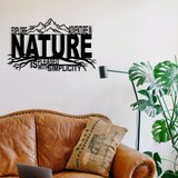 Wallity zidna dekoracija nature, 70 x 42 cm, crna | ePonuda.com