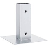  Postolja za stupove kvadratna 4 kom 46x46 mm pocinčani čelik | shoptok.hr
