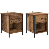  Noćni ormar 2 pcs Staro drvo 40 x 42 x 50 cm Konstruirano drvo | shoptok.hr