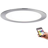  smarthome led rgbw vgradna plošča iz brušenega železa okrogla IP44 | Shoptok.si