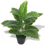  Umjetna Biljka Taro s Posudom 45 cm Zelena | shoptok.hr
