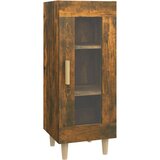 Maison Chic Komoda - Predalnik dimljeni hrast 34,5x34x90 cm inženirski les, (21718503) | Shoptok.si