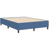 Box Spring Krevet Plava 140x200 cm Od žoržeta | shoptok.hr