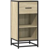 vidaXL Komoda boja hrasta 35,5 x 35 x 76 cm konstruirano drvo i metal | shoptok.hr