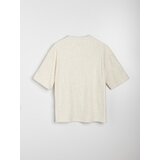 Sinsay Majica kratkih rukava herringbone s vezom | shoptok.hr