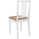  276409 5 Piece Dining Set MDF White (247625+247635) | shoptok.hr