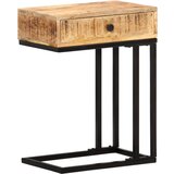 vidaXL Stranska mizica U-oblike 45x30x61 cm trden mangov les Cene