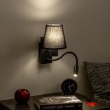  Brilagi - LED zidna lampa NUBILA 1xE27/25W/230V + LED/3W crna | Eponuda.com