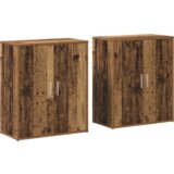 vidaXL Highboard 2 pcs Staro drvo 60 x 31 x 70 cm Konstruirano drvo | shoptok.hr