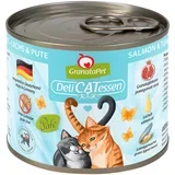 Ekonomično pakiranje DeliCatessen 24 x 200 g - Losos i puretina