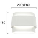  Zidno svetilo SANDRA 2xG9/80W/230V belo | Eponuda.com