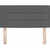  LED glava kreveta s LED trakama Tamno siva 100 cm tkanina | shoptok.hr