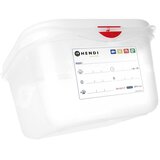Hendi spremnik gn 1/6 polipropilen, gn 1/6, 1,7L, providno, 176x162x(H)100mm | Eponuda.com