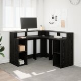 vidaXL Miza Črni hrast 130x130x91 cm Inženirski les | Shoptok.si