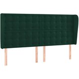 Krevet box spring s madracem LED tamnozeleni 160x200 cm baršun | Eponuda.ba