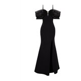 Trendyol Black Stone Printed Woven Long Evening Dress | ePonuda.com
