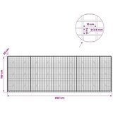  Gabion s žicom debljine 3 5 mm i mrežom 5x10 cm 450x30x150 cm - 30 cm 150 cm 450 cm | shoptok.hr