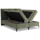 Makamii Zeleni boxspring krevet s prostorom za odlaganje 140x200 cm Pakalana – | shoptok.hr