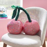 Catherine Lansfield Plišasta okrasna blazina 25x30 cm Disco Cherries – | Shoptok.si