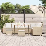  4-dijelni set vrtnih sofa od poliratana s jastucima bež L | Eponuda.ba